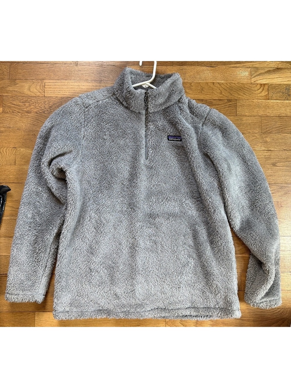 Large - Men - Patagonia Gray Fleece Pullover Jacket